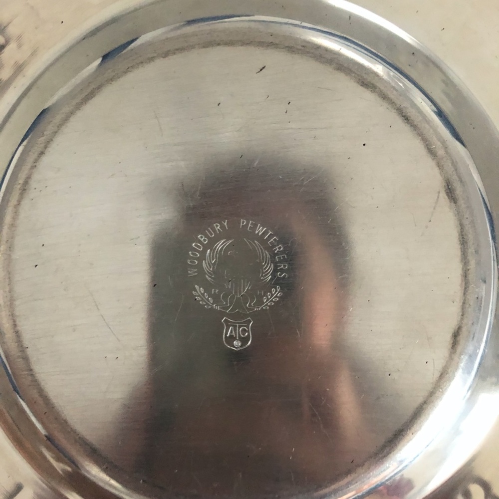 Woodbury Pewter ABC Plate - Picture 5 of 5